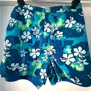 Floral Blue Women’s Board Shorts